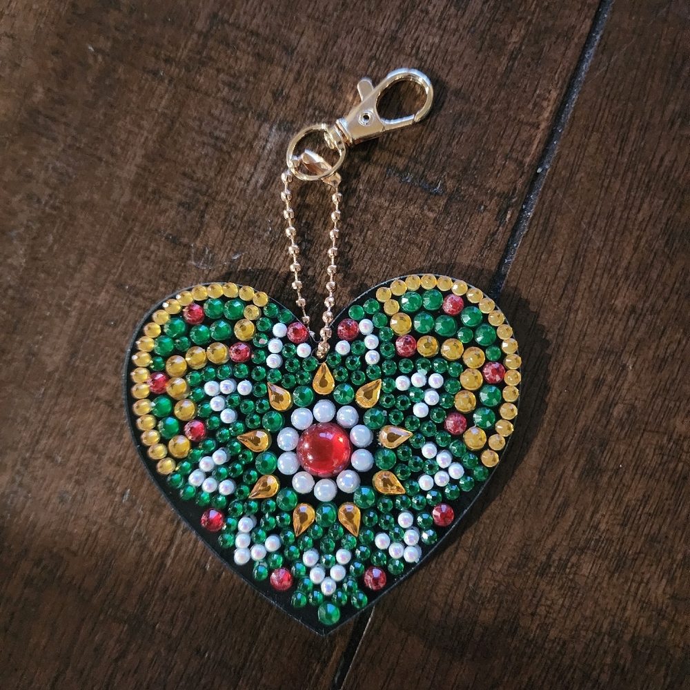 Colorful Heart Key Holder